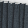 Overgordijn Dublin Jeansblauw - plooigordijn met enkele plooi