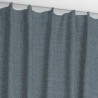 Overgordijn Milaan Lichtblauw - plooigordijn met enkele plooi