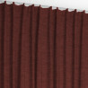 Overgordijn Florence Terracotta - plooigordijn met enkele plooi