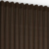 Overgordijn Monaco Chocolade - wavegordijn