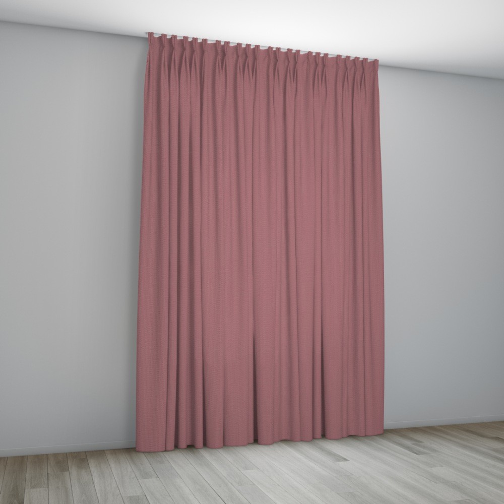 Overgordijn Madrid Roze Coupage